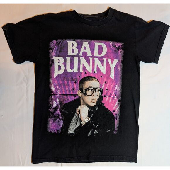 Bad Bunny La Nueva Religión Tour 2018 T-Shirt Size Small - Picture 1 of 3